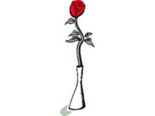 Sticker Custom Preview Image #104767 Plants Flowers Flowers Rosein Vase1