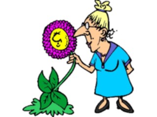 Sticker Custom Preview Image #104807 Plants Flowers Flowers Smelling Flower2