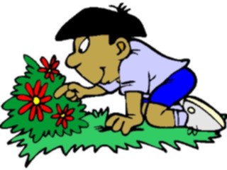 Sticker Custom Preview Image #104809 Plants Flowers Flowers Smelling Flower4