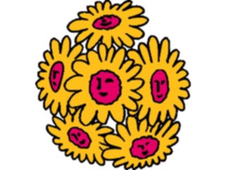 Sticker Custom Preview Image #104815 Plants Flowers Flowers Smiling6