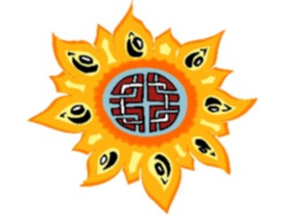Sticker Custom Preview Image #104836 Plants Flowers Flowers Sunflower Design