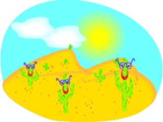 Sticker Custom Preview Image #104947 Plants Flowers General Cacti Waving