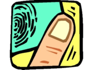 Sticker Custom Preview Image #105619 Police Fire Fingerprint05