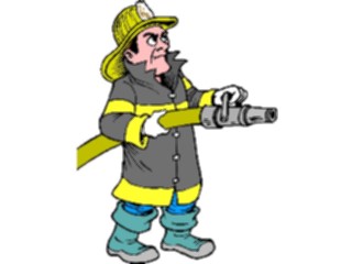Sticker Custom Preview Image #105716 Police Fire Fire Fighterwith Hose2