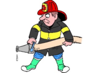 Sticker Custom Preview Image #105719 Police Fire Fire Fighterwith Hose5