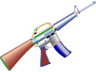 Sticker Custom Preview Image #105845 Police Fire Gun M16