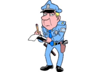 Sticker Custom Preview Image #106116 Police Fire Writinga Ticket