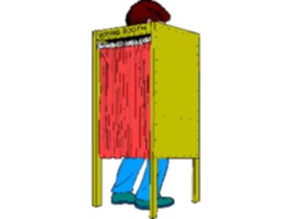 Sticker Custom Preview Image #106399 Politics Elections Voting Booth07