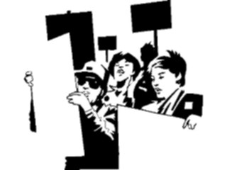Sticker Custom Preview Image #106641 Public Issues Picketers