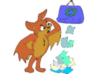 Sticker Custom Preview Image #106698 Public Issues Recycling Bat