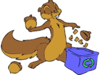 Sticker Custom Preview Image #106772 Public Issues Recycling Squirrel