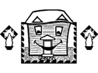 Sticker Custom Preview Image #107210 Real Estate House Cartoon3