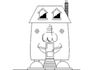 Sticker Custom Preview Image #107212 Real Estate House Cartoon5