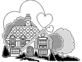 Sticker Custom Preview Image #107288 Real Estate House Valentine