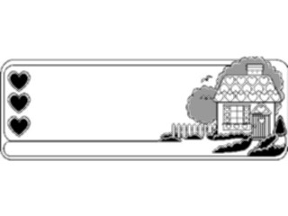 Sticker Custom Preview Image #107289 Real Estate House Valentine Frame