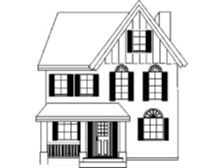 Sticker Custom Preview Image #107293 Real Estate House Winter