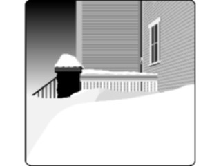 Sticker Custom Preview Image #107296 Real Estate Housewith Snow1