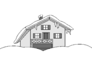 Sticker Custom Preview Image #107297 Real Estate Housewith Snow2