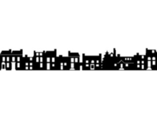 Sticker Custom Preview Image #107308 Real Estate Houses Silhouettes