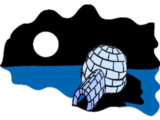Sticker Custom Preview Image #107312 Real Estate Igloo Scene