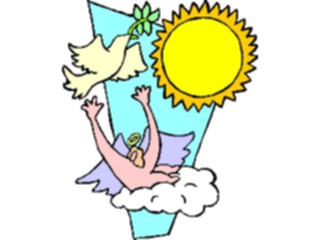 Sticker Custom Preview Image #107536 Religion Angel Cartoons Angel Dove2