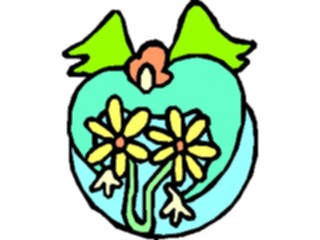 Sticker Custom Preview Image #107537 Religion Angel Cartoons Angel Flowers1
