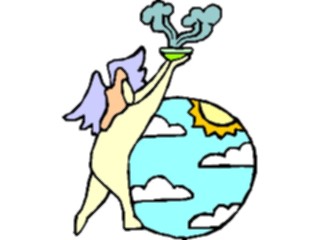 Sticker Custom Preview Image #107547 Religion Angel Cartoons Angel Offering