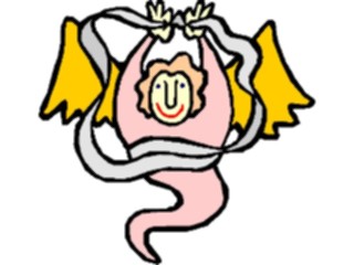 Sticker Custom Preview Image #107553 Religion Angel Cartoons Angel Ribbon