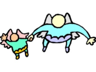 Sticker Custom Preview Image #107558 Religion Angel Cartoons Angels3