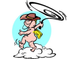 Sticker Custom Preview Image #107645 Religion Angel Cartoons Cherub Cowboy