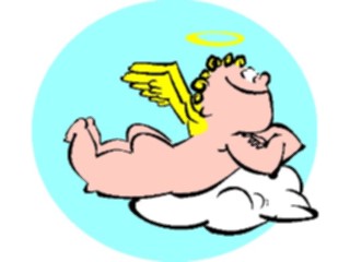 Sticker Custom Preview Image #107667 Religion Angel Cartoons Cherubon Cloud1
