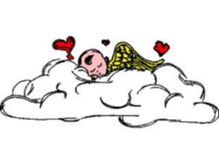 Sticker Custom Preview Image #107668 Religion Angel Cartoons Cherubon Cloud2