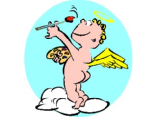 Sticker Custom Preview Image #107669 Religion Angel Cartoons Cherub Painting