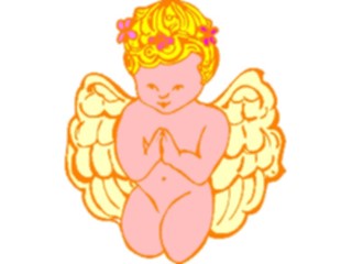 Sticker Custom Preview Image #107670 Religion Angel Cartoons Cherub Praying