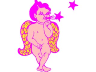 Sticker Custom Preview Image #107690 Religion Angel Cartoons Cherub Whistling