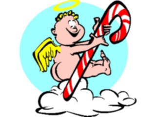 Sticker Custom Preview Image #107697 Religion Angel Cartoons Cherubwith Candy