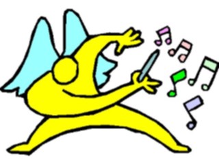 Sticker Custom Preview Image #107719 Religion Angel Cartoons Conducting1