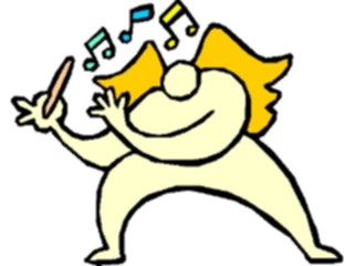 Sticker Custom Preview Image #107723 Religion Angel Cartoons Conducting5