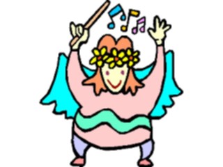 Sticker Custom Preview Image #107724 Religion Angel Cartoons Conducting6