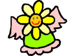 Sticker Custom Preview Image #107730 Religion Angel Cartoons Flower