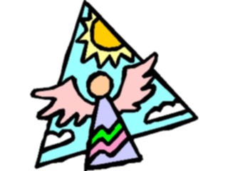 Sticker Custom Preview Image #107732 Religion Angel Cartoons Flying2