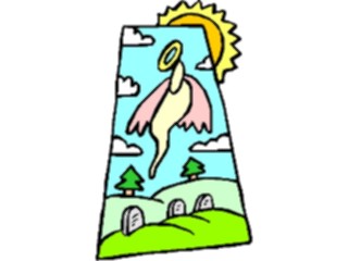 Sticker Custom Preview Image #107858 Religion Angel Cartoons Rising1