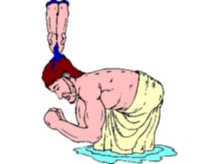 Sticker Custom Preview Image #107943 Religion Biblical Scenes Baptism2
