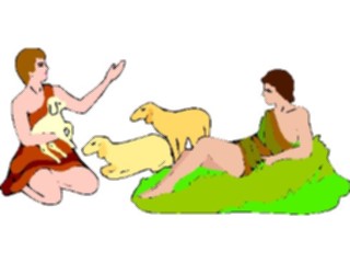Sticker Custom Preview Image #107951 Religion Biblical Scenes Cain Abel1