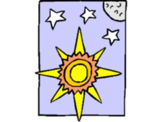 Sticker Custom Preview Image #107964 Religion Biblical Scenes Creation4th Day1