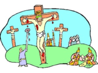 Sticker Custom Preview Image #107975 Religion Biblical Scenes Crucifixion06