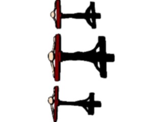 Sticker Custom Preview Image #107980 Religion Biblical Scenes Crucifixion Aerial View