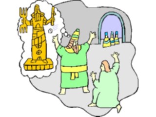 Sticker Custom Preview Image #107986 Religion Biblical Scenes Daniel Statue