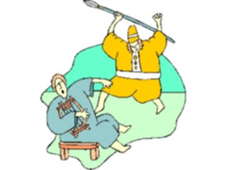 Sticker Custom Preview Image #108001 Religion Biblical Scenes David Saul1