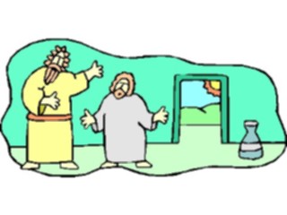 Sticker Custom Preview Image #108196 Religion Biblical Scenes Jesus Tax Man2